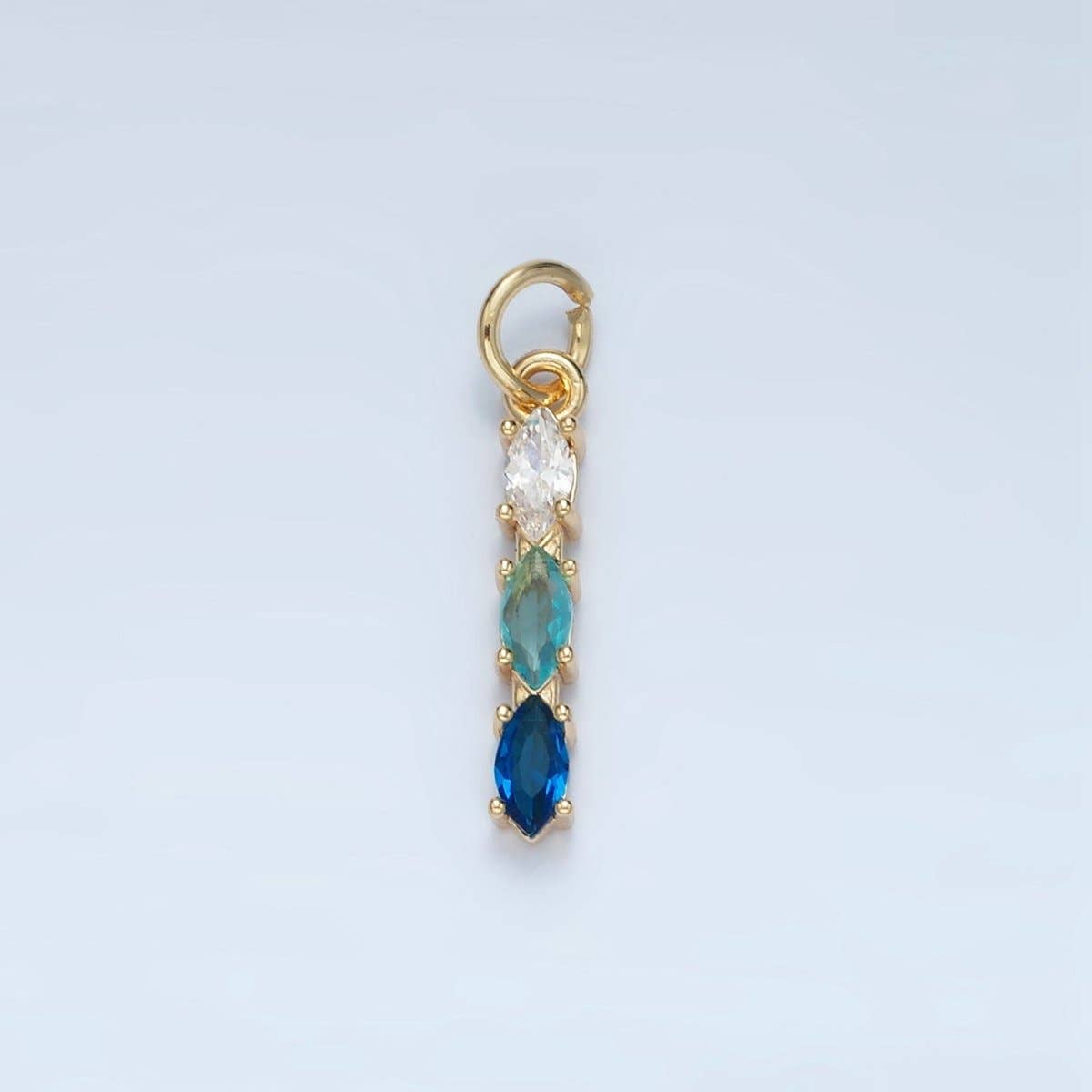 Colorful Gradient CZ Charm