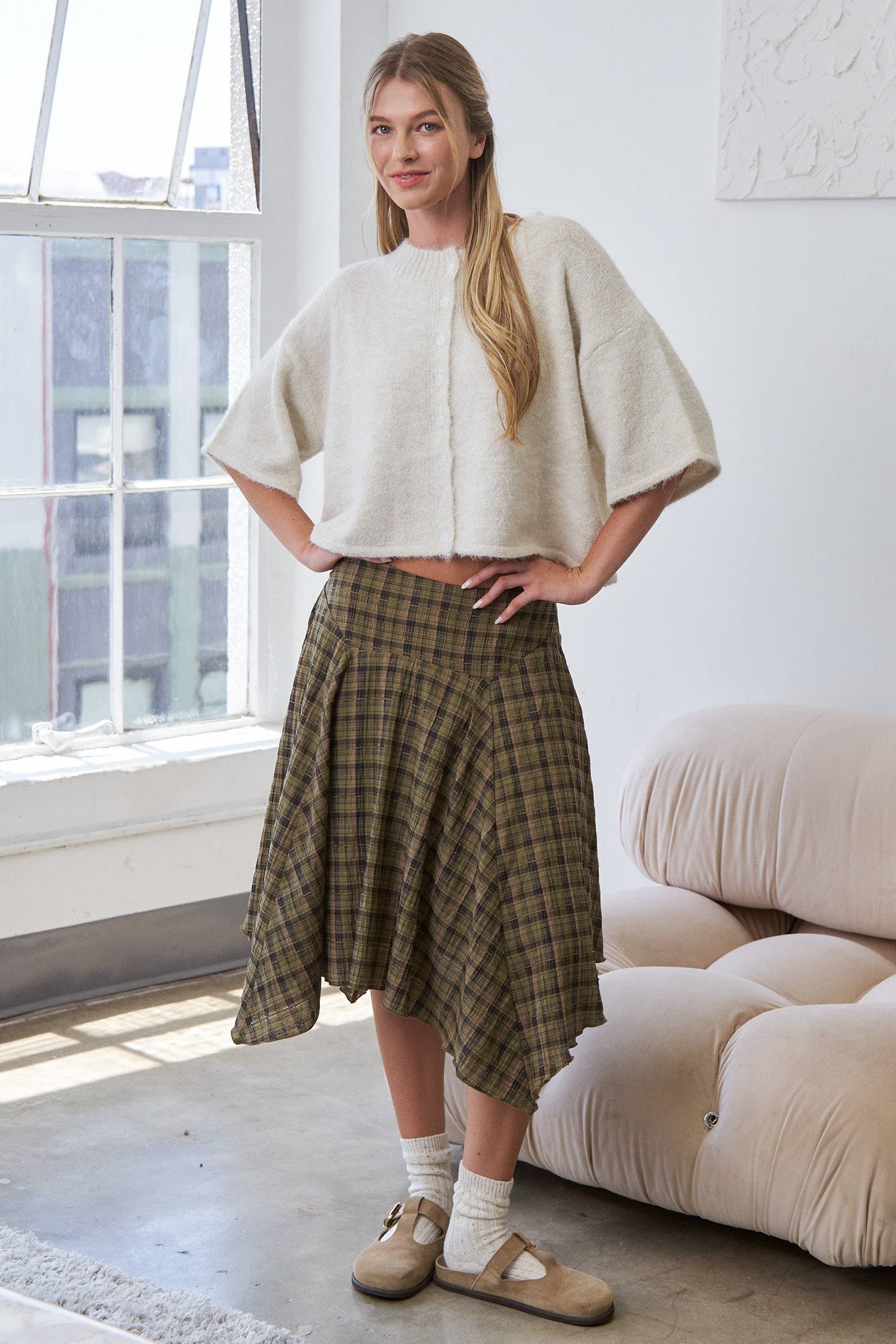 Lou 3/4 Sleeve Sweater Top