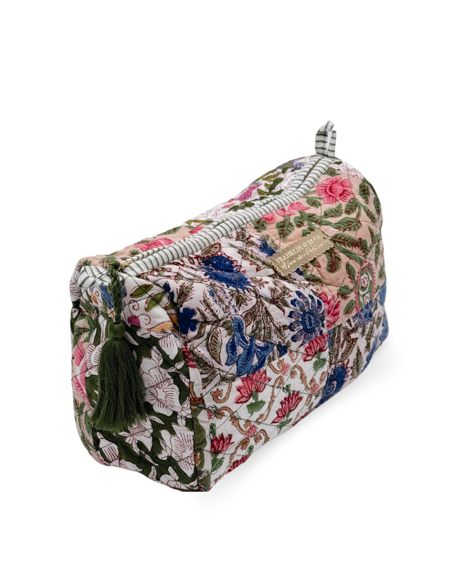Evergreen Patch Cosmetic Bag