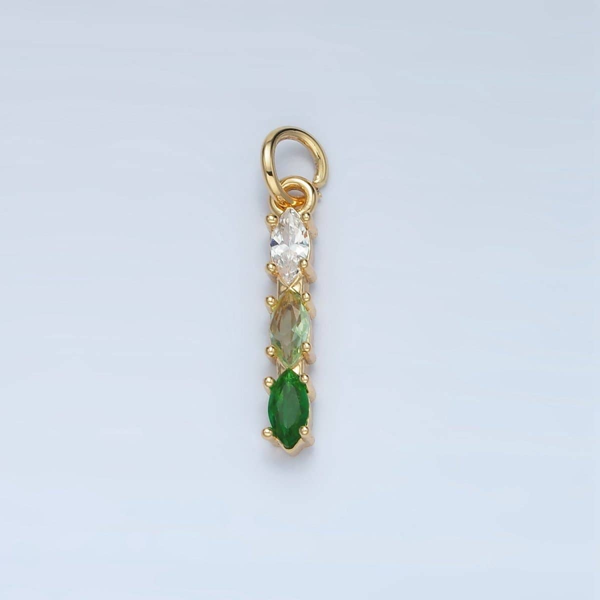 Colorful Gradient CZ Charm
