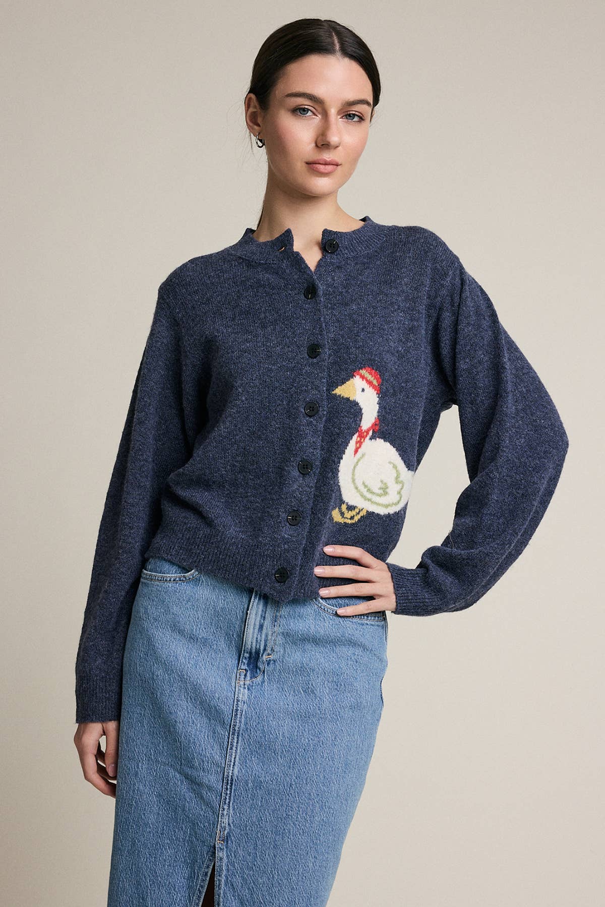 Duck Knit Cardigan