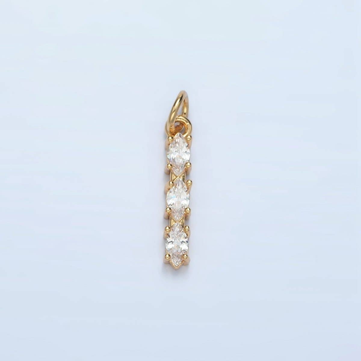 Colorful Gradient CZ Charm