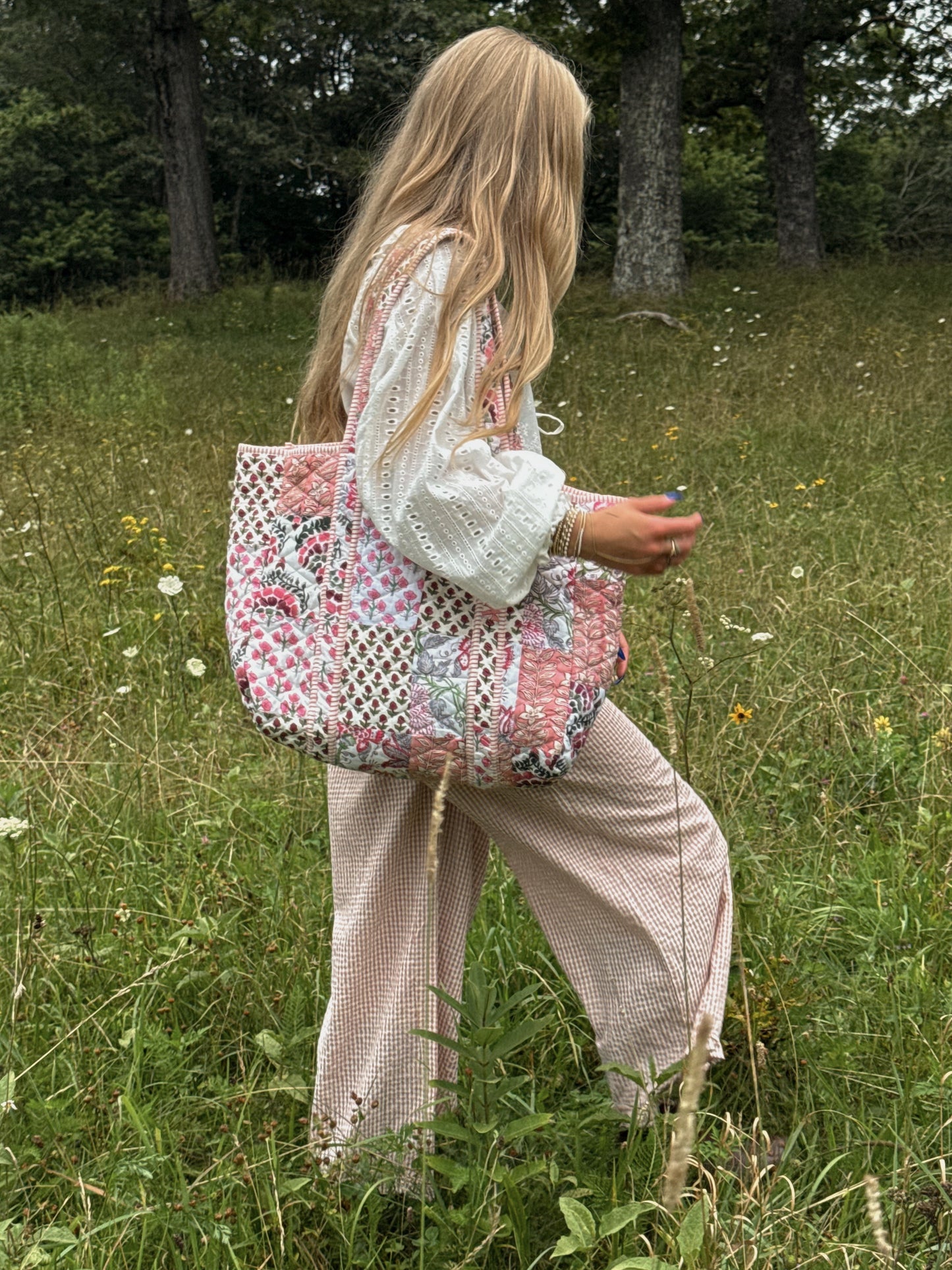 Heirloom Gingham Pants - Pink