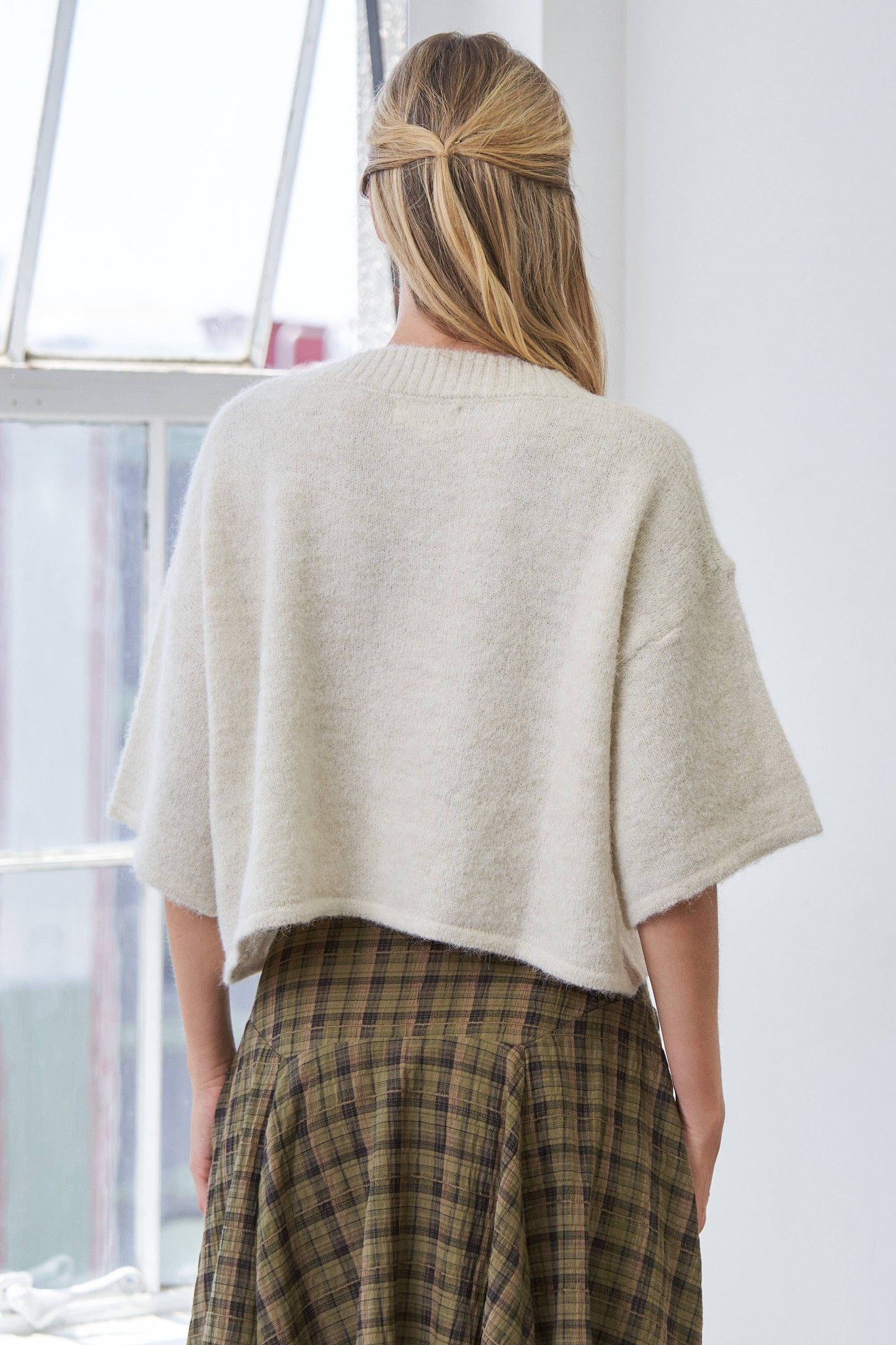 Lou 3/4 Sleeve Sweater Top
