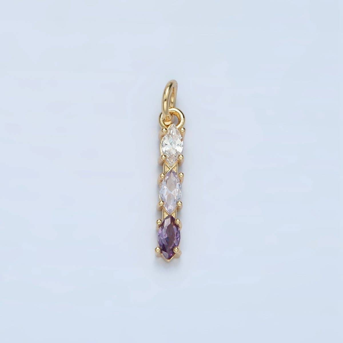 Colorful Gradient CZ Charm