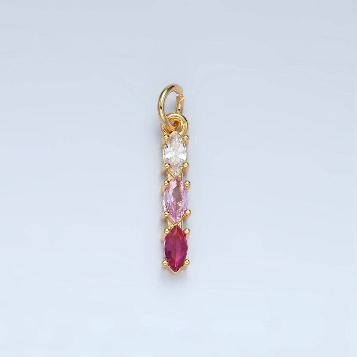 Colorful Gradient CZ Charm