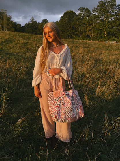 Heirloom Gingham Pants - Pink