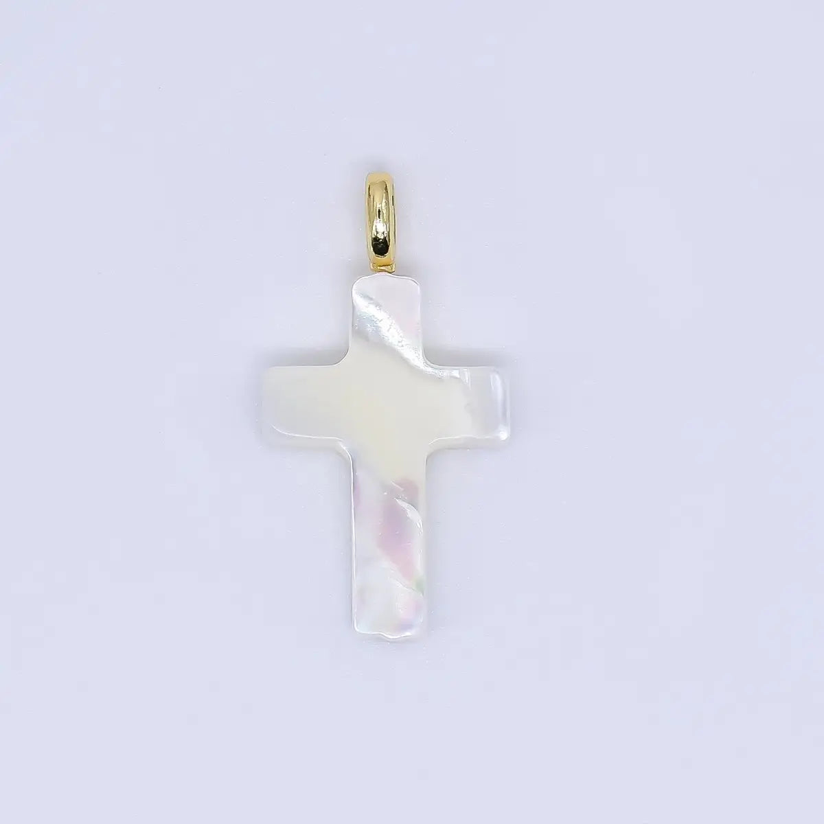 Shell Cross Charm