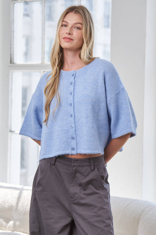 Lou 3/4 Sleeve Sweater Top