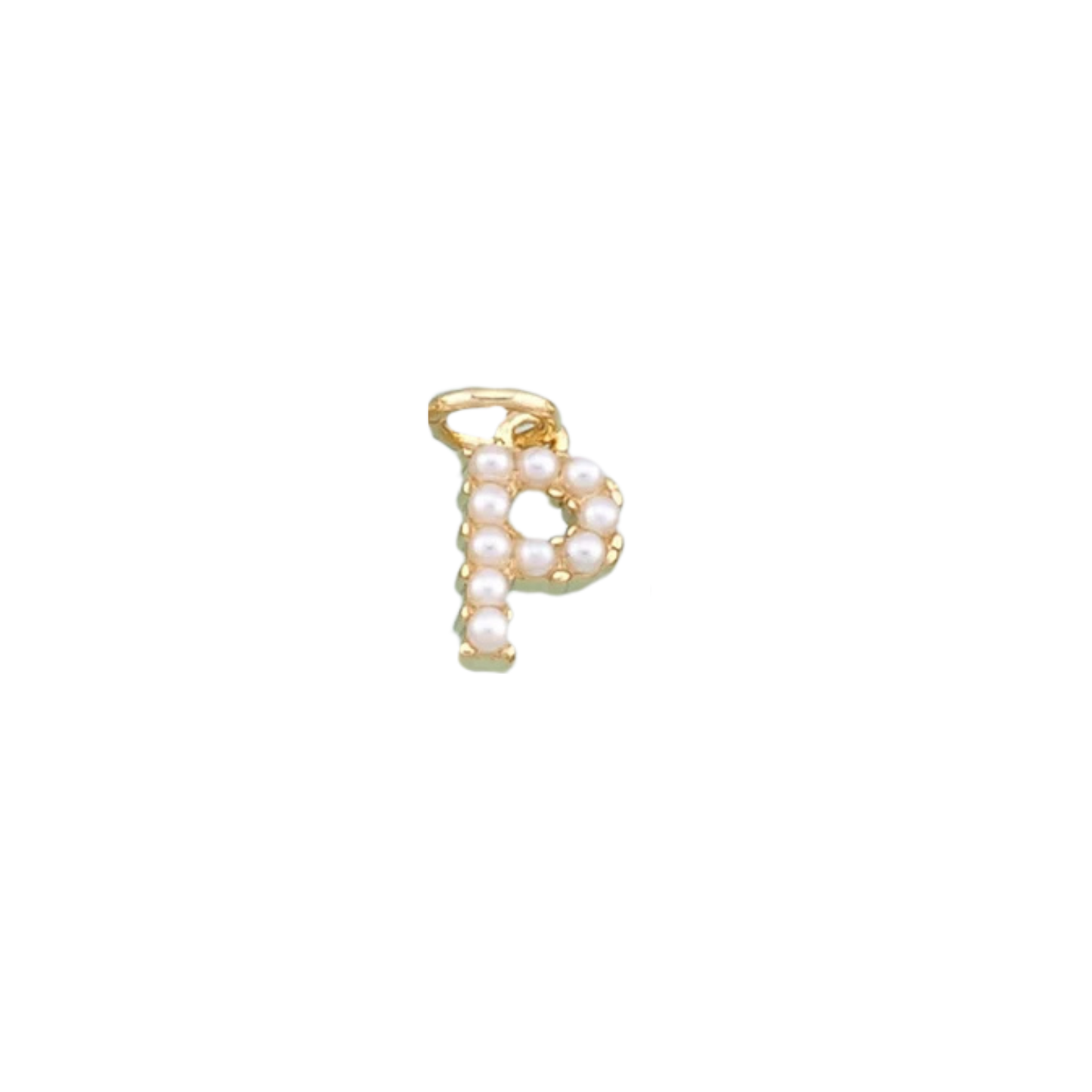 Pearl Initial Charm