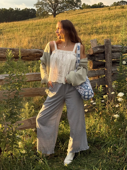 Heirloom Gingham Pants - Blue