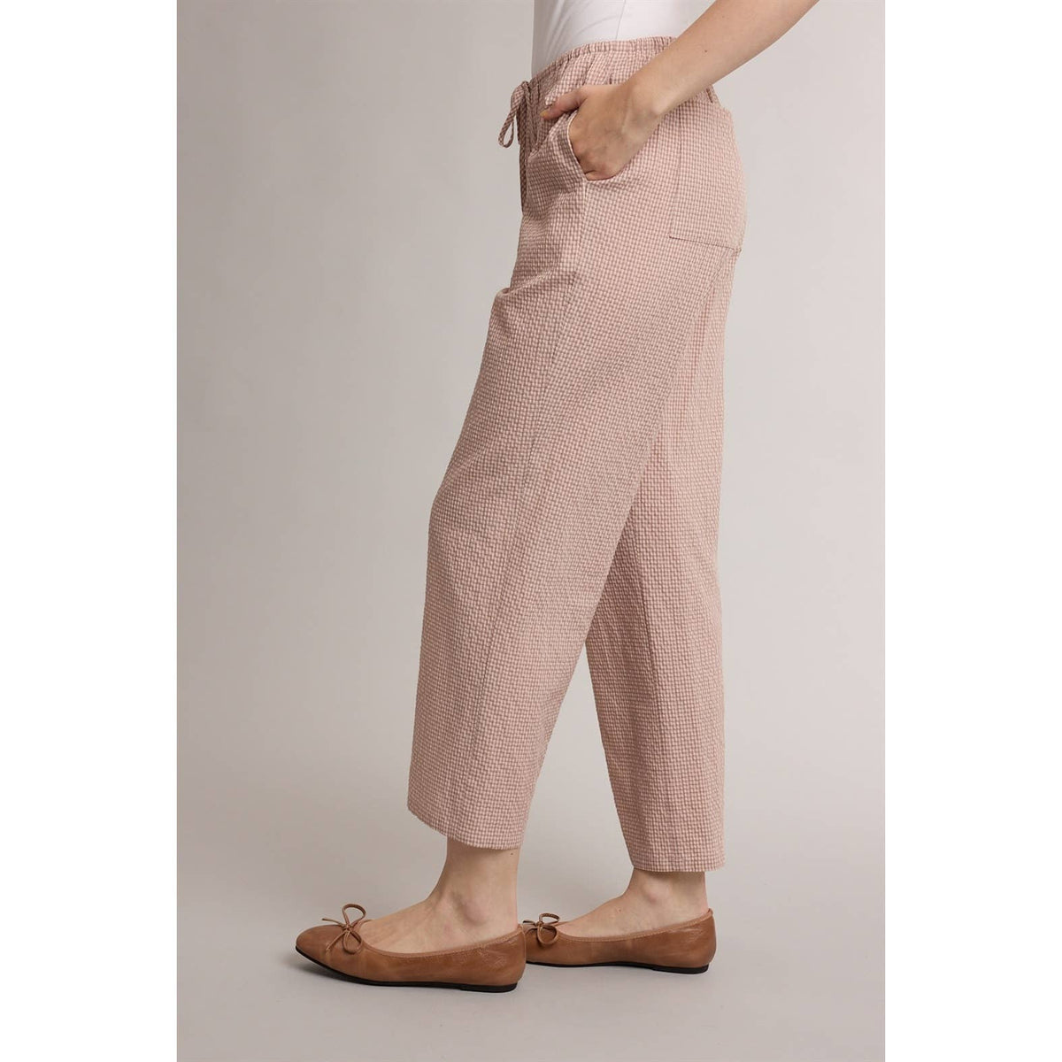 Wide Leg Plaid Pants