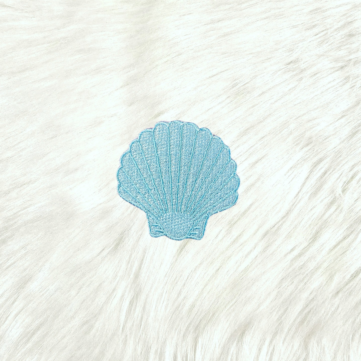 Seashell Blue Beach Patch