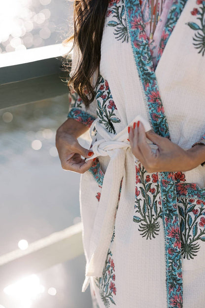 Garden Bloom Cotton Robe