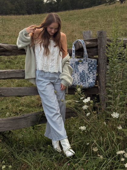 Heirloom Gingham Pants - Blue