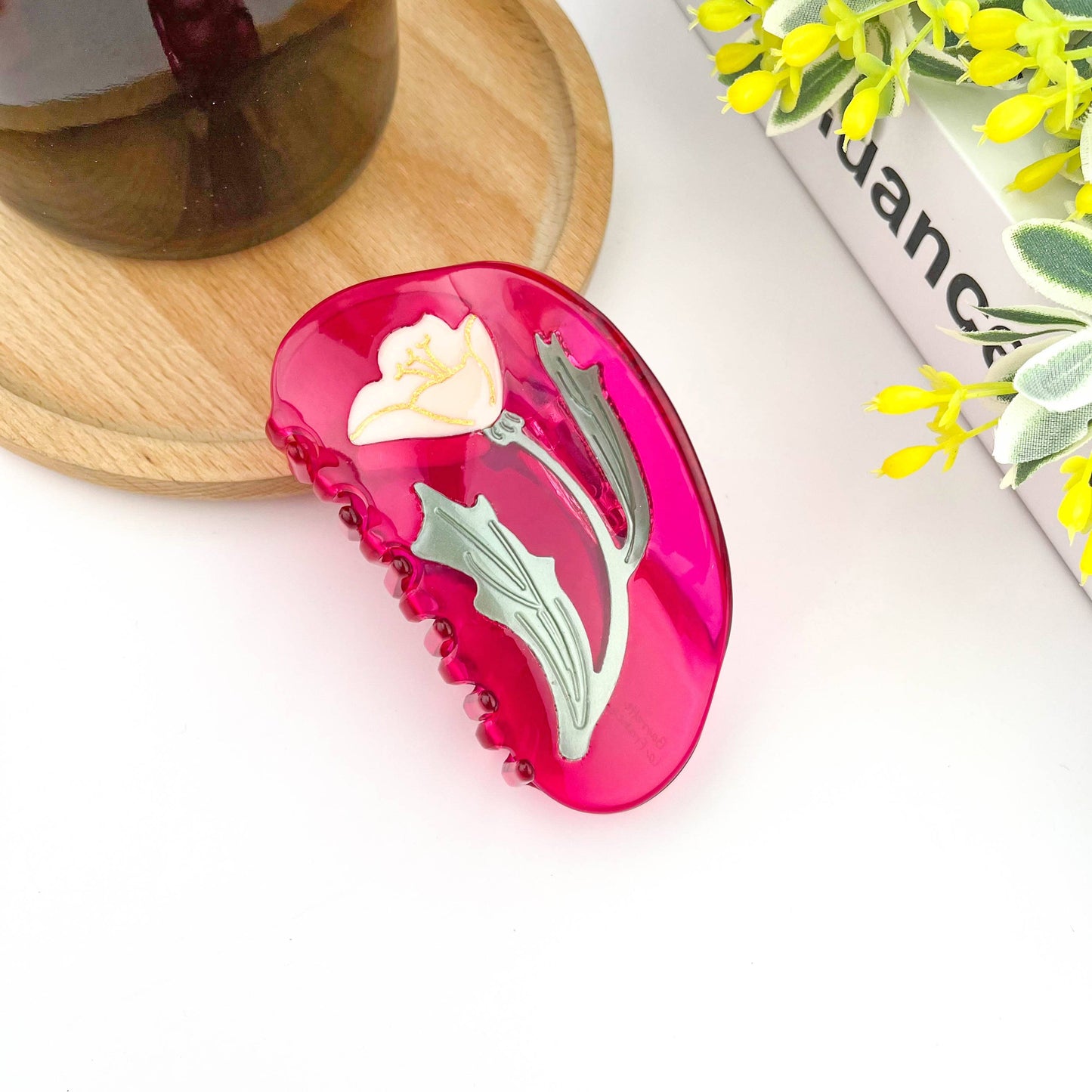 Floral Claw Clip
