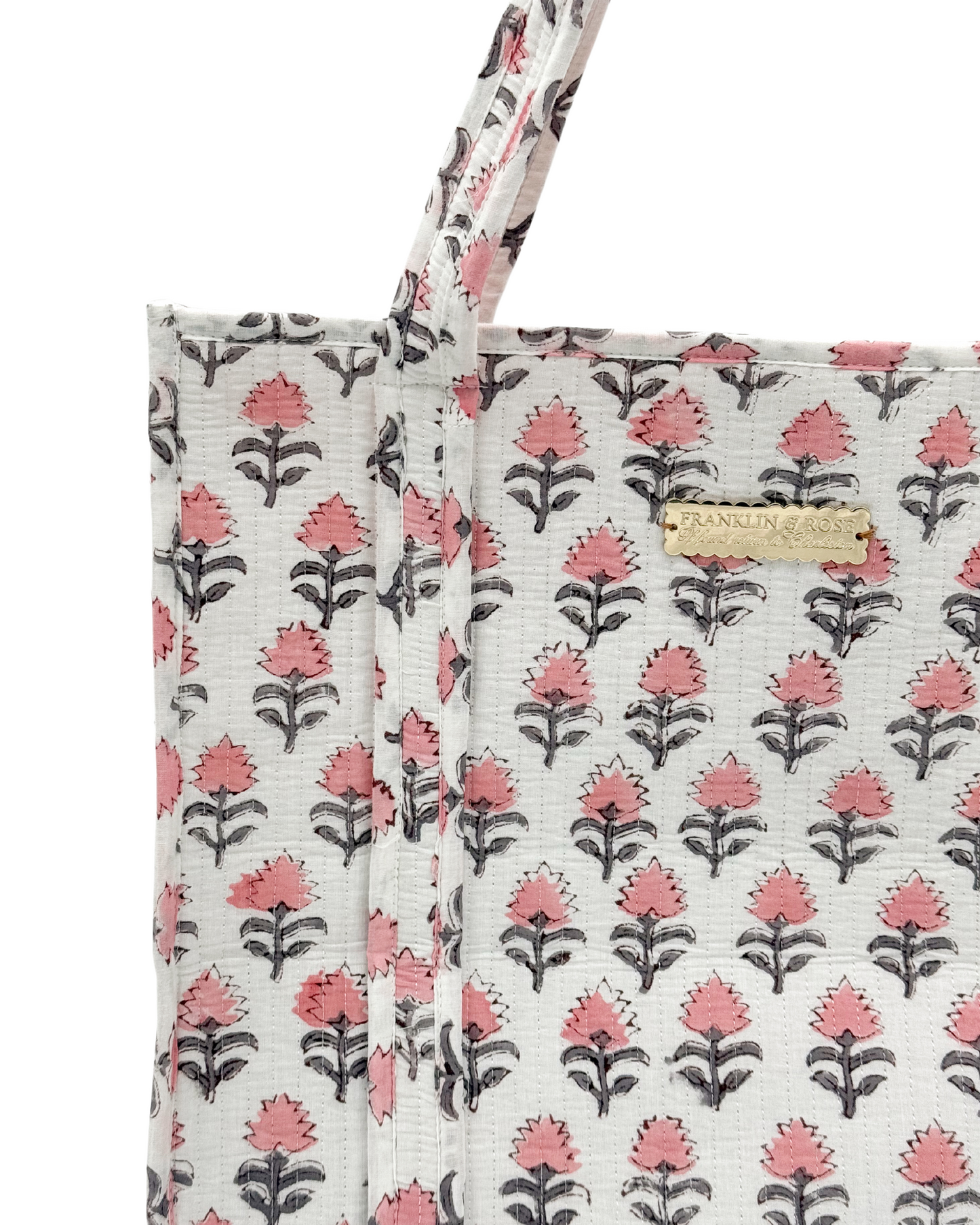 Maggie Quilted Tote Bag