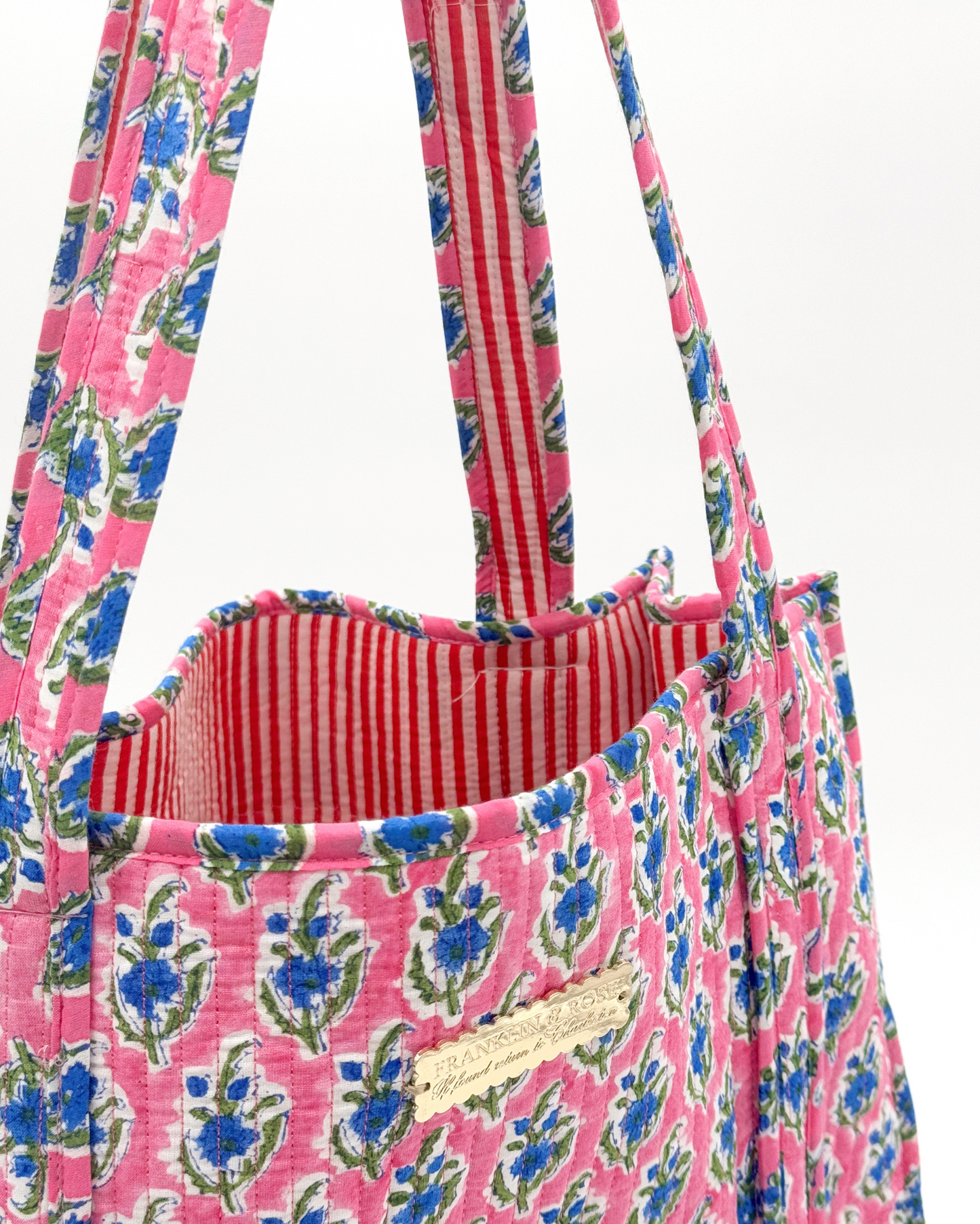 Greta Quilted Tote Bag