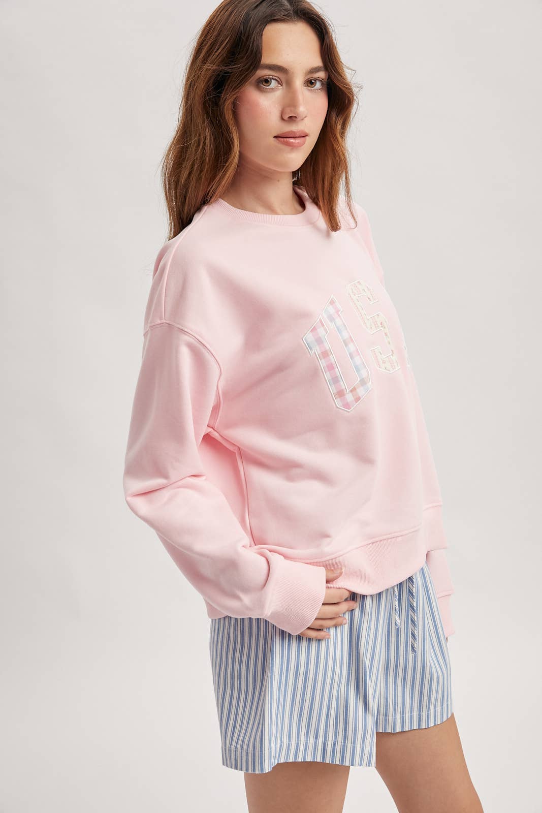 Patchwork USA Sweater