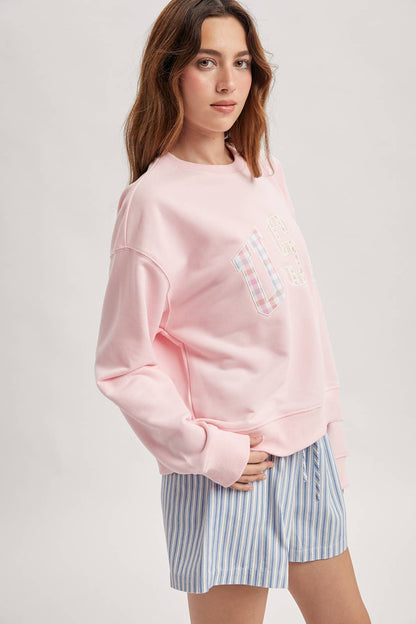 Patchwork USA Sweater