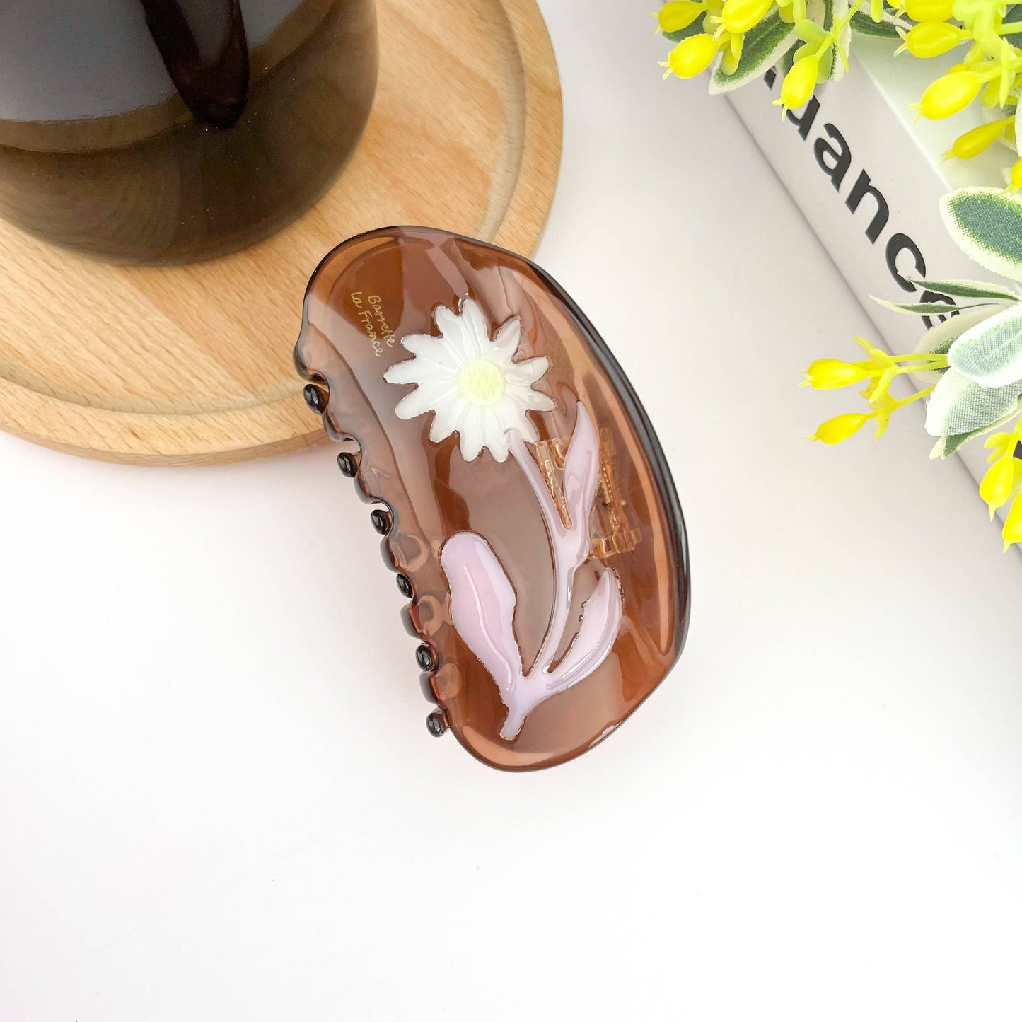 Floral Claw Clip