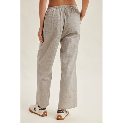 Wide Leg Plaid Pants
