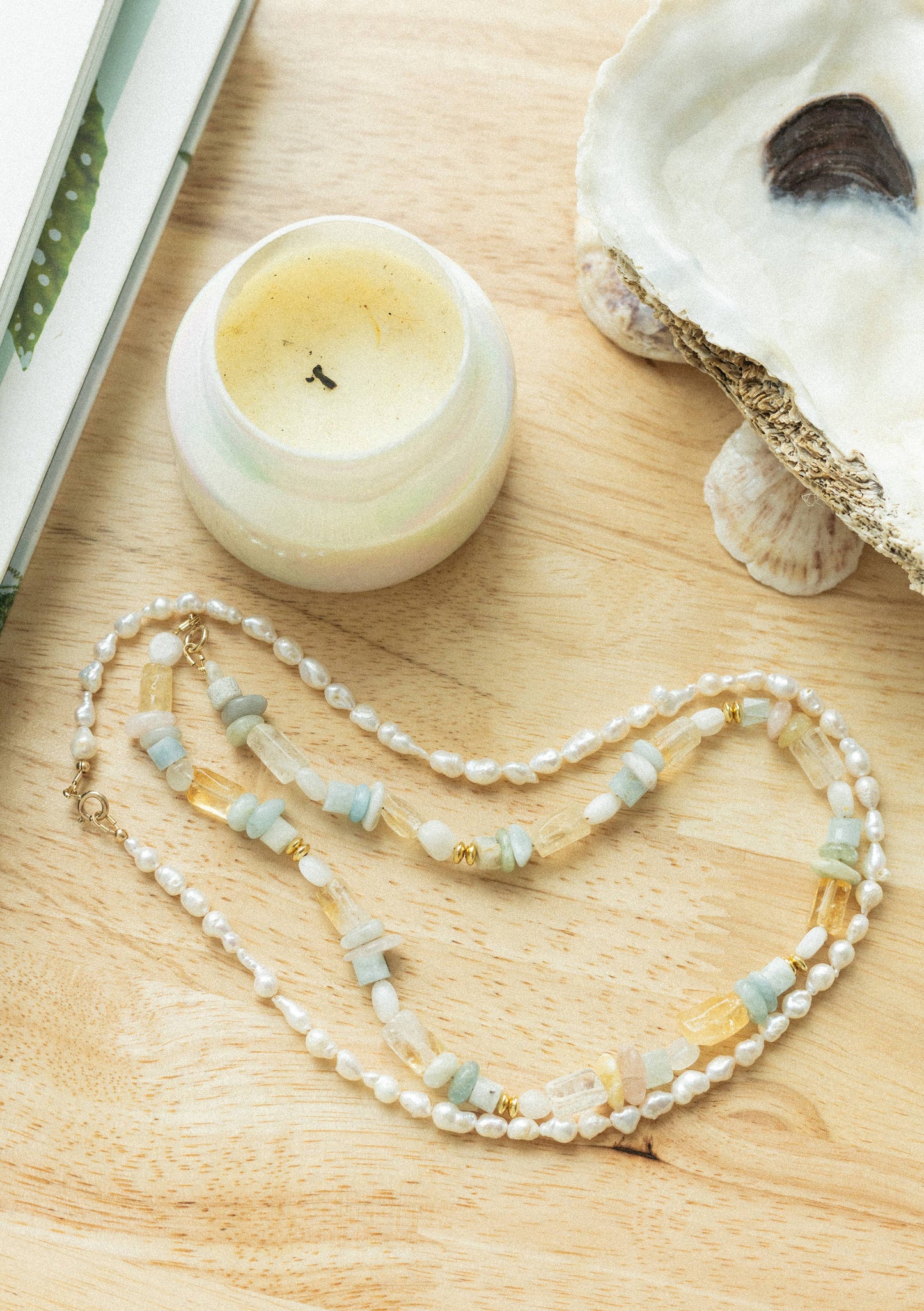 Sunny - Pastel Gemstone Necklace