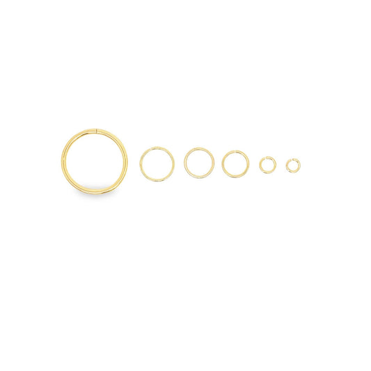 18K Gold Filled Jump Ring (25 Piece)