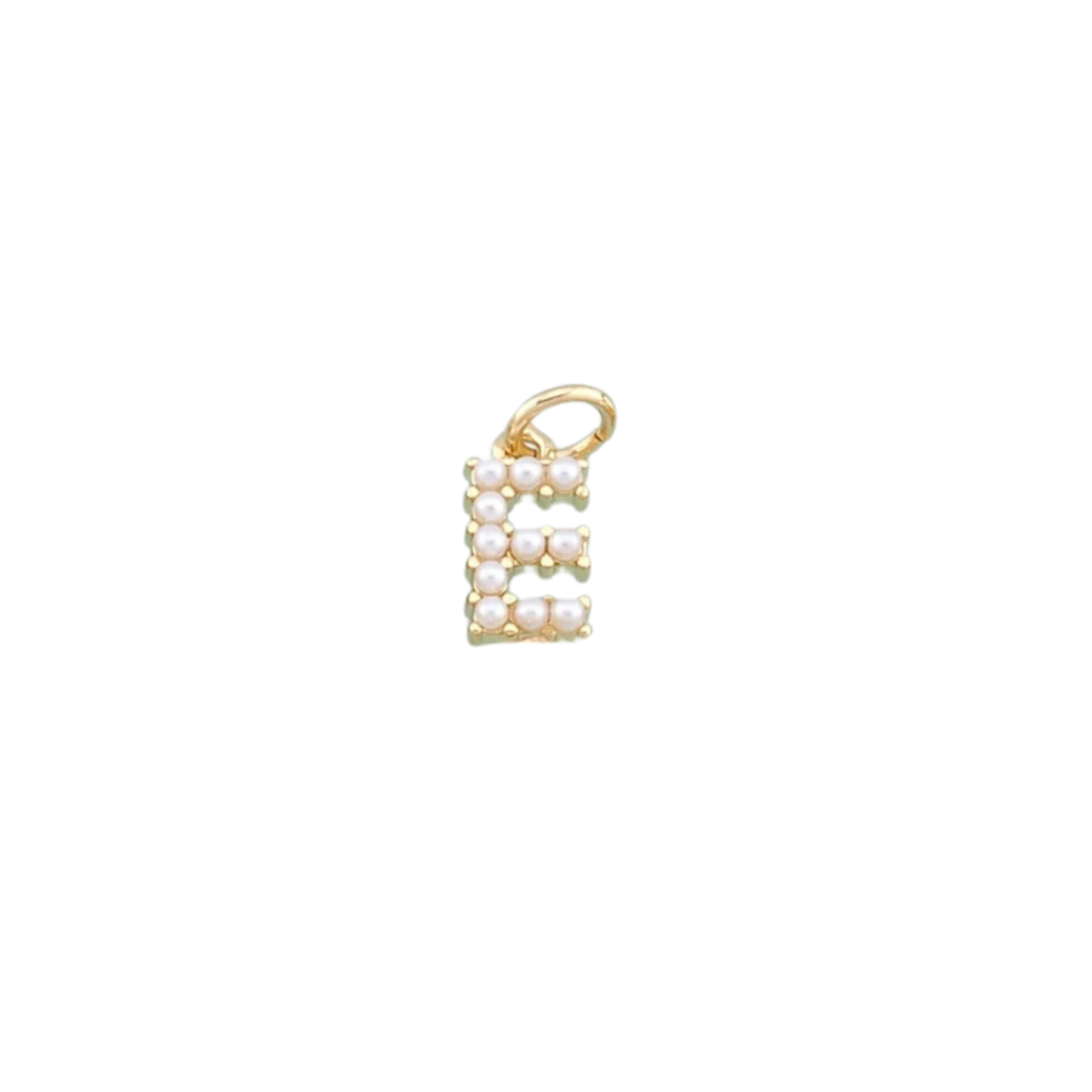 Pearl Initial Charm