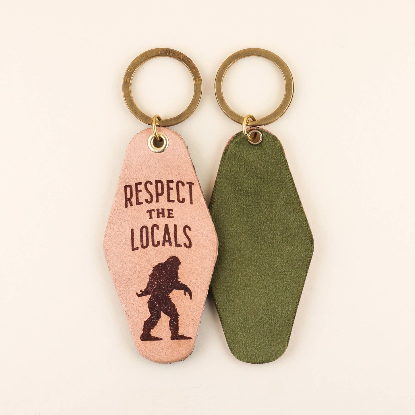 Respect The Locals Keychain