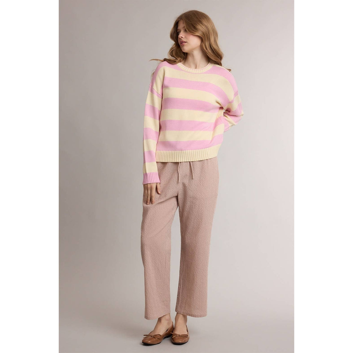 Wide Leg Plaid Pants