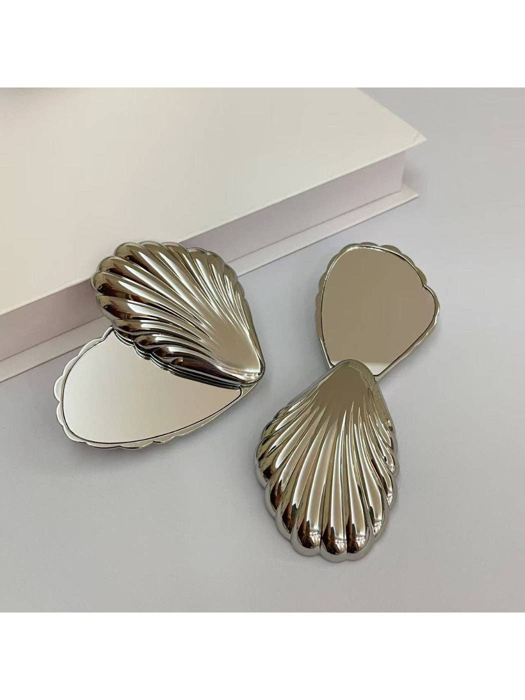 Shell Hand-Held Mirror