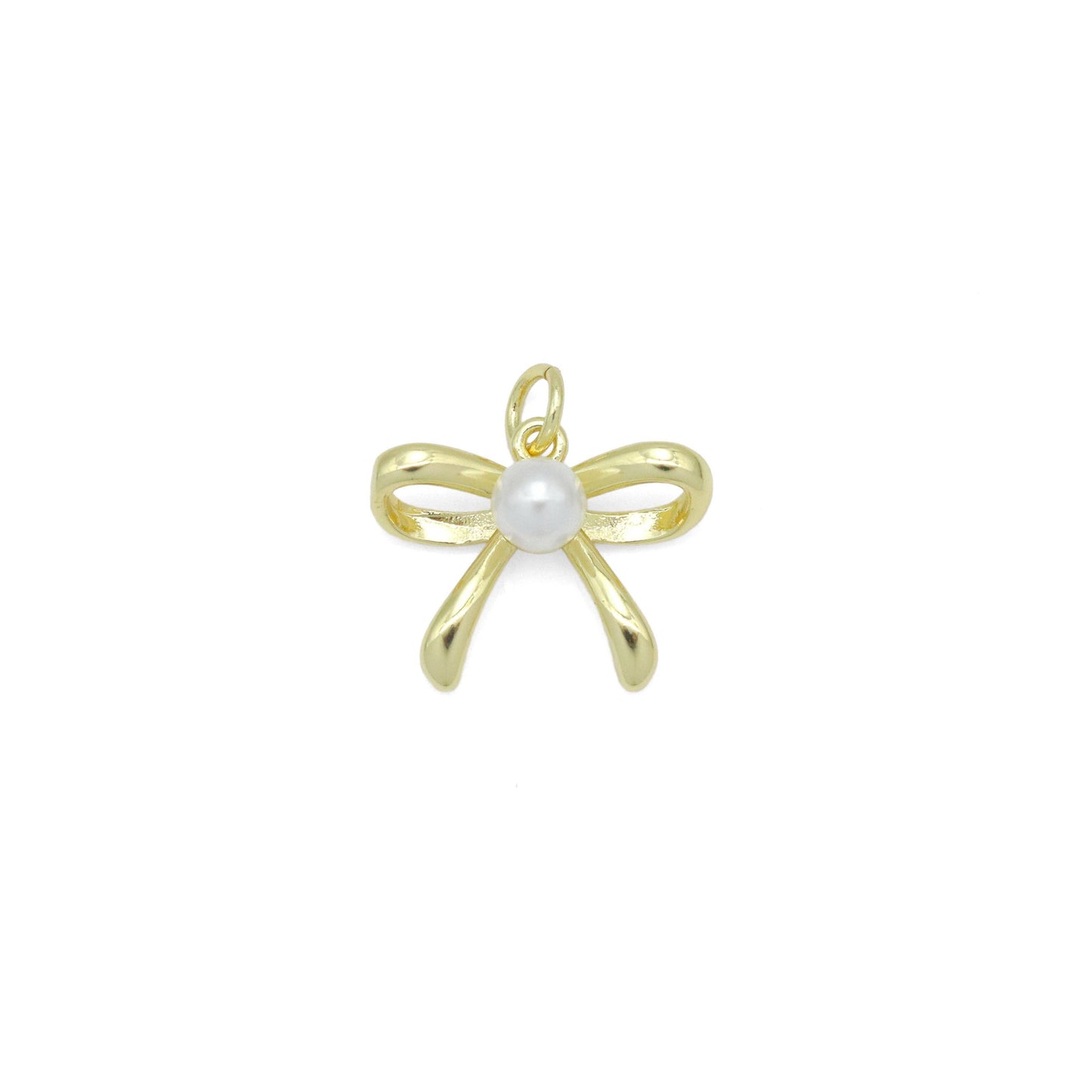Pearl Bow Charm