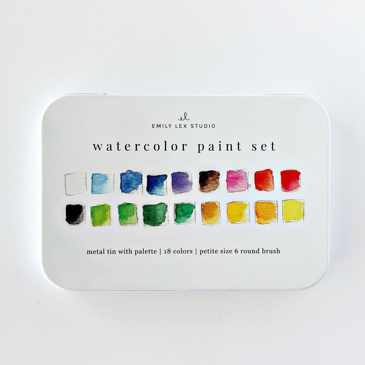 Watercolor paint set