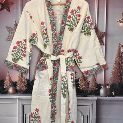 Garden Bloom Cotton Robe
