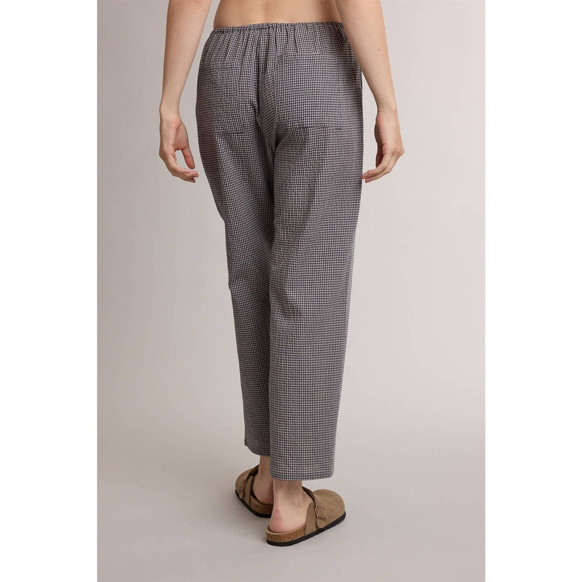 Wide Leg Plaid Pants