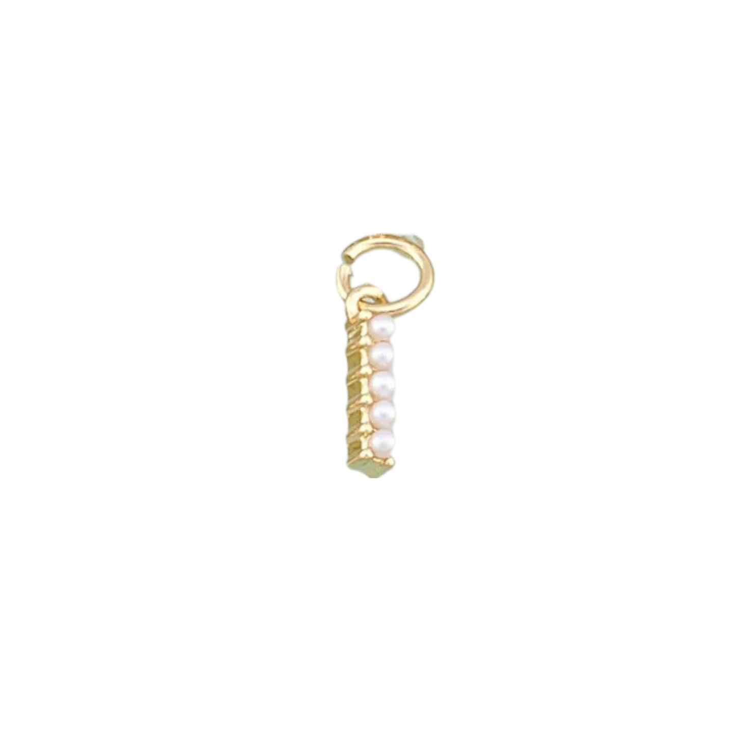 Pearl Initial Charm