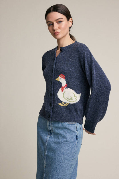 Duck Knit Cardigan