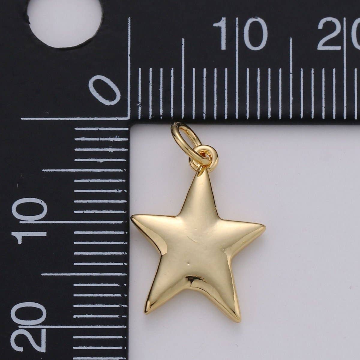 Gold Star Charm