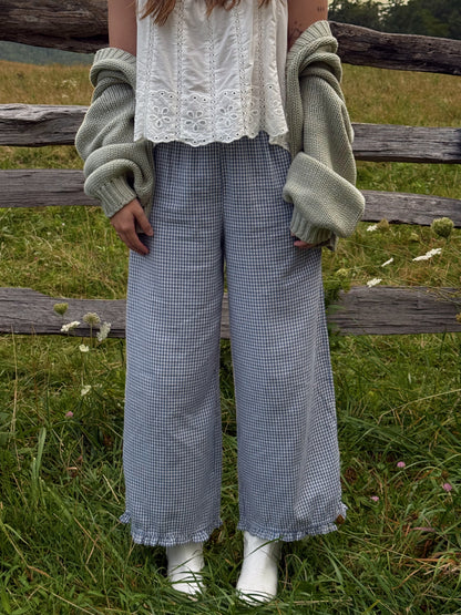 Heirloom Gingham Pants - Blue