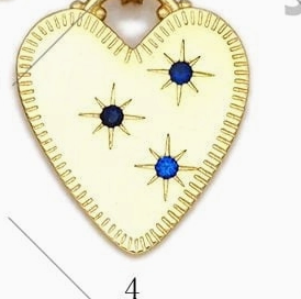 Star Heart Charm