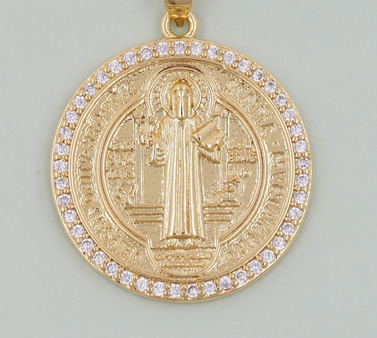 Circle Benedict with CZ Charm