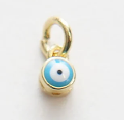 Tiny evil eye charm