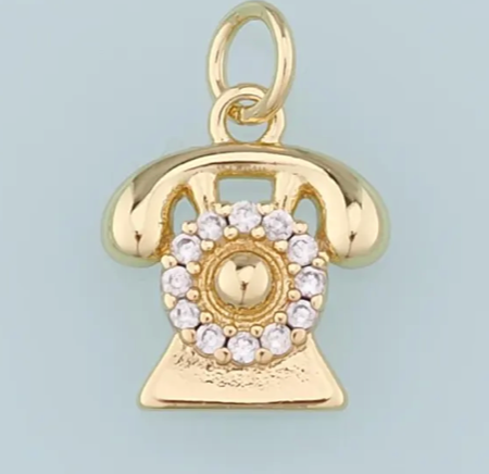 Rotary Phone charm