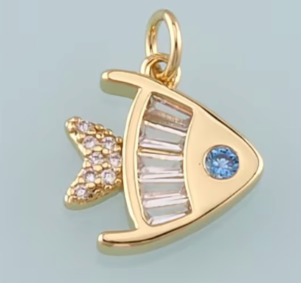 Angel fish charm