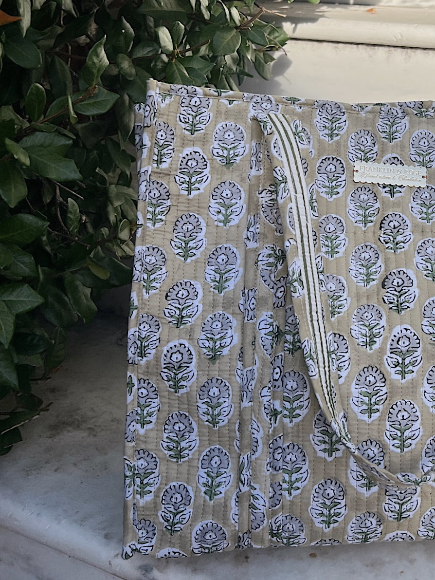 Matcha Bloom Tote Bag