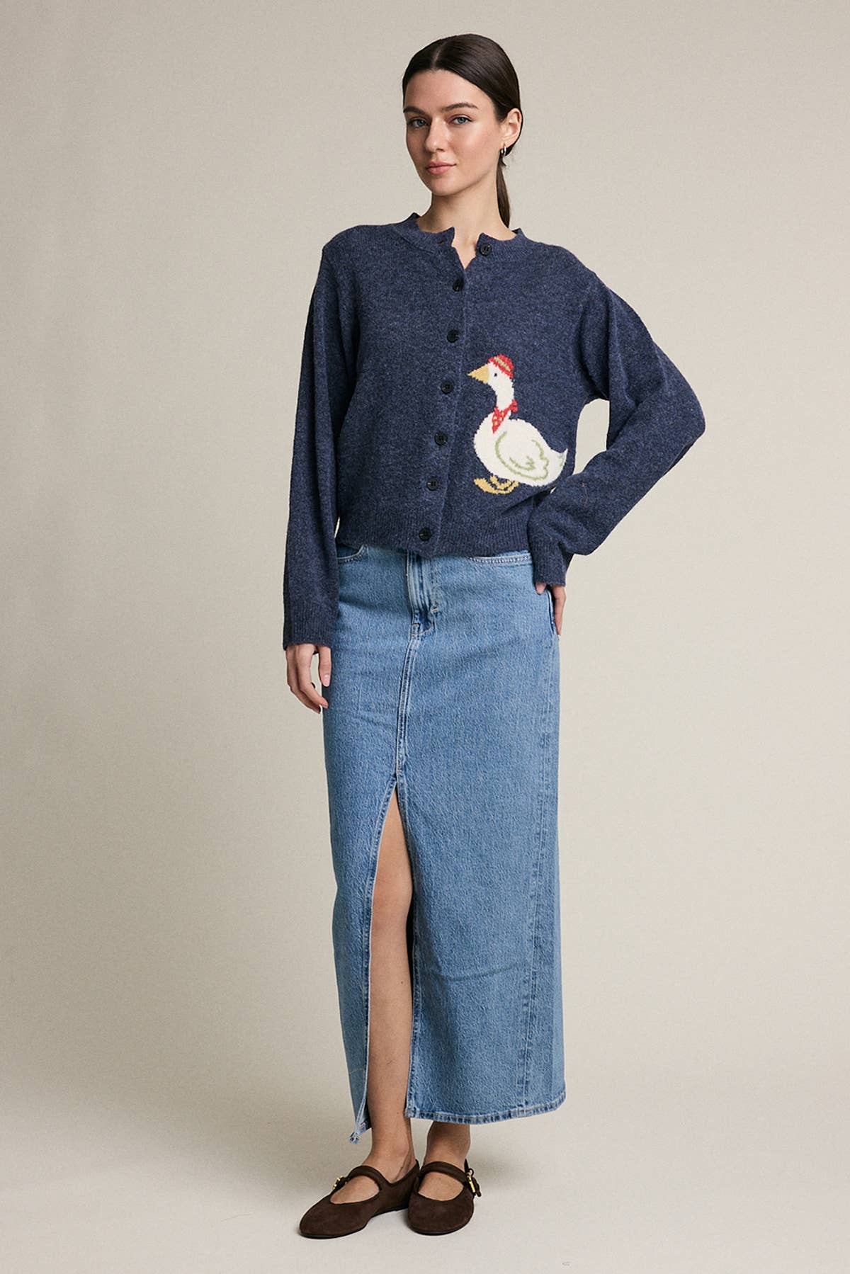 Duck Knit Cardigan