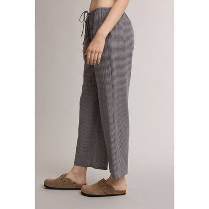 Wide Leg Plaid Pants