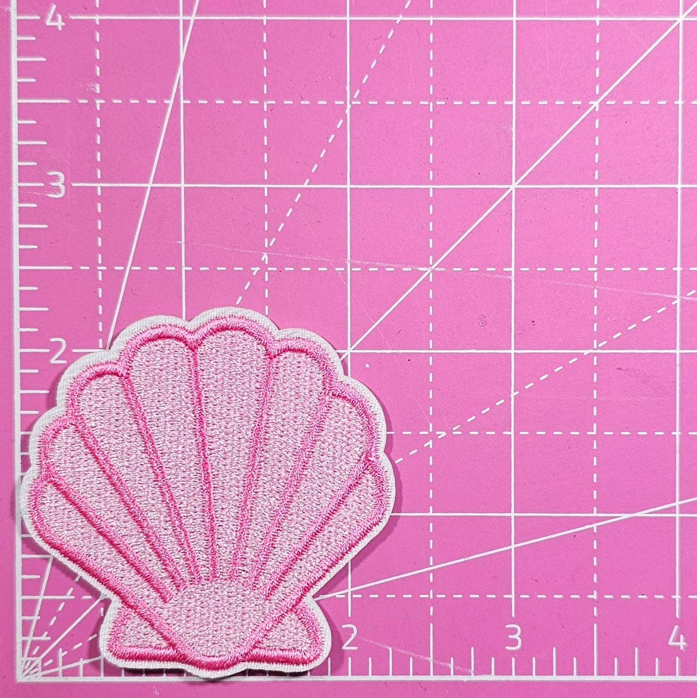 Shell Seashell Pink Patch