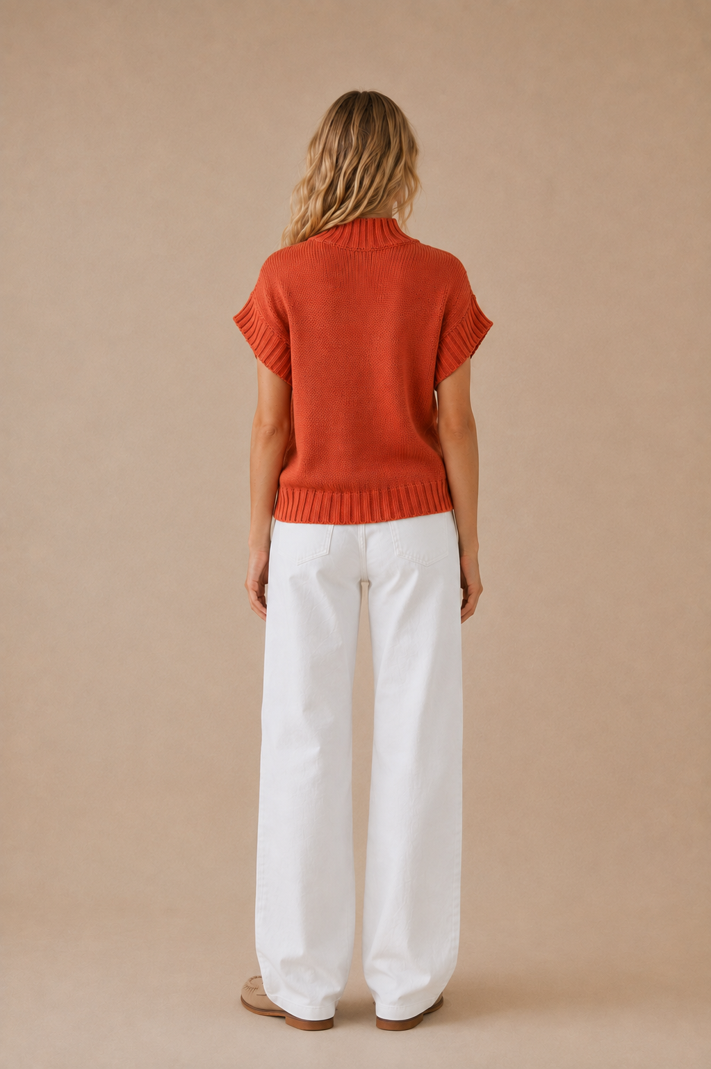 JACK-O'-LANTERN SHORTSLEEVE SWEATER